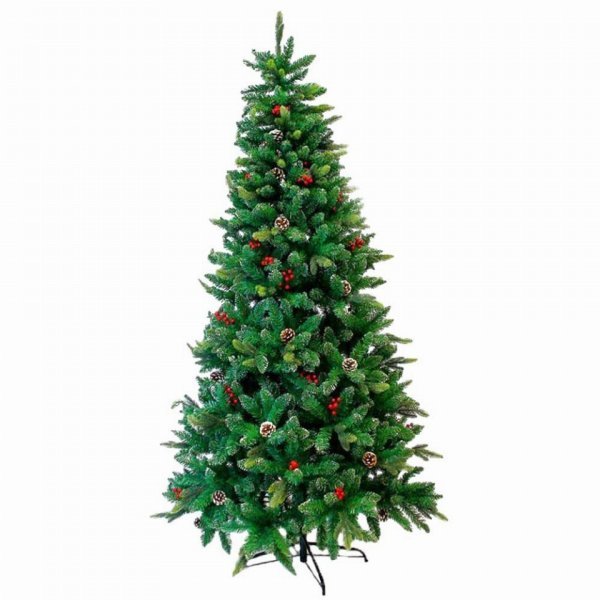 Χριστουγεννιάτικο Δέντρο Berry με Κουκουνάρια (1,50m)